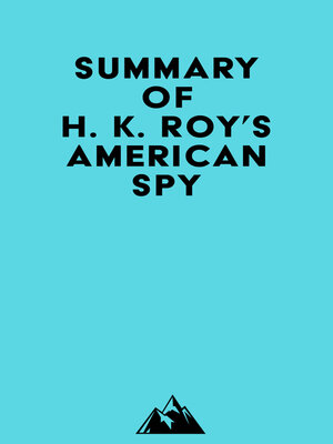 cover image of Summary of H. K. Roy's American Spy